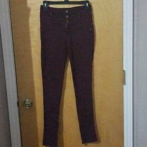 Maroon Refuge Skinny Jeans